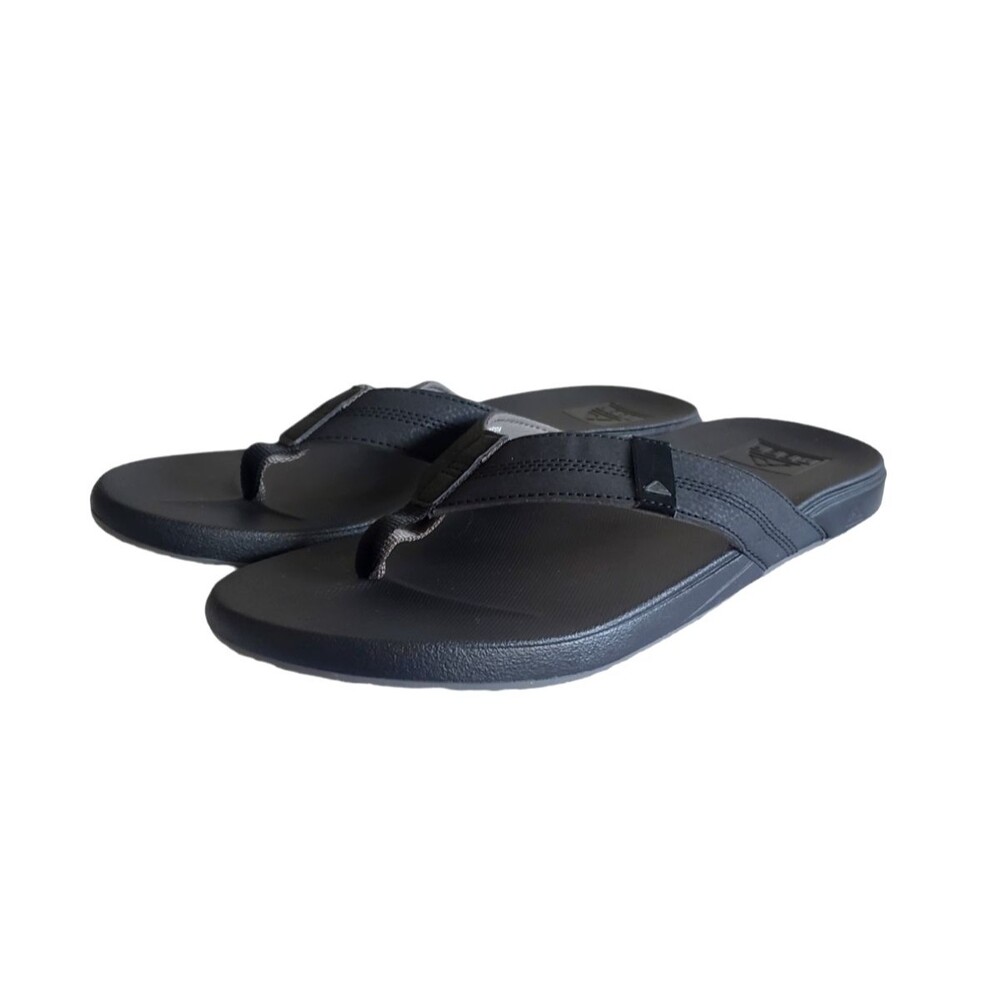 Reef Men's Cushion Phantom Flip-Flop Thong Sandals Black Size 12 NEW